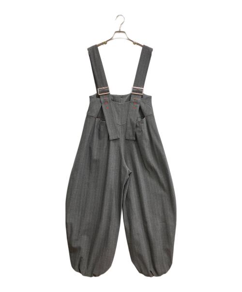 OMMO（オーエムエムオー）OMMO (オーエムエムオー) VEST DETAIL BALLOON AIO グレー サイズ:36の古着・服飾アイテム