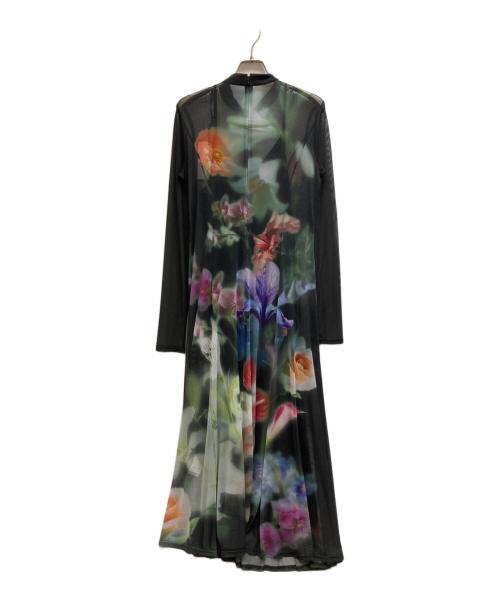 Ameri（アメリ）Ameri (アメリ) SMOKE FLOWER FLARE DRESS/0125105720100 ブラック サイズ:S 未使用品の古着・服飾アイテム