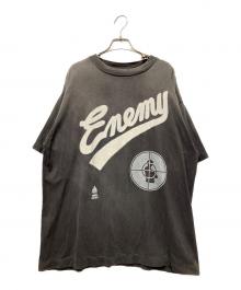 SAINT MICHAEL×PUBLIC ENEMY（セントマイケル×パブリック エネミー）の古着「PUBLIC ENEMY SS TEE(パブリックエネミーTシャツ)」｜ブラック