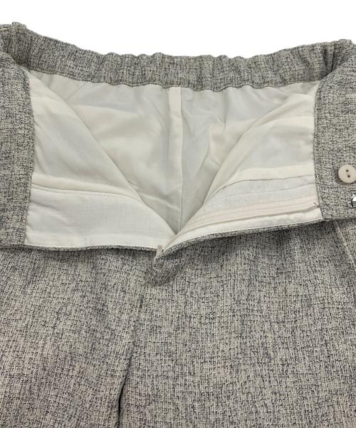 Ameri（アメリ）Ameri (アメリ) DEFORMATION SUMMER TWEED PANTS アイボリー サイズ:S 未使用品の古着・服飾アイテム