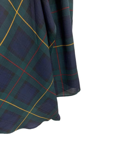 LAUREN RALPH LAUREN（ローレンラルフローレン）LAUREN RALPH LAUREN (ローレンラルフローレン) チェックスカート グリーン サイズ:2 未使用品の古着・服飾アイテム