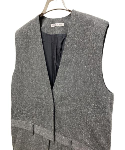 R'IAM PLAGE（リアム プラージュ）R'IAM PLAGE (リアム プラージュ) Vネックオールインワン グレー サイズ:38の古着・服飾アイテム