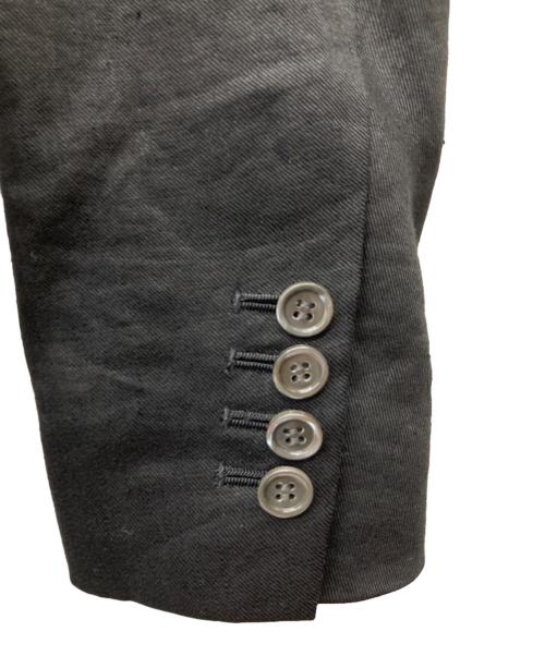 STUMBLY（スタンブリ―）STUMBLY (スタンブリ―) リネンテーラードジャケット ブラック サイズ:38の古着・服飾アイテム