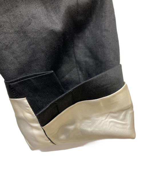 STUMBLY（スタンブリ―）STUMBLY (スタンブリ―) リネンテーラードジャケット ブラック サイズ:38の古着・服飾アイテム