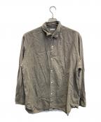 STEVEN ALANスティーブンアラン）の古着「スラブレギュラーカラーシャツ」｜グレー
