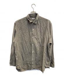 STEVEN ALAN（スティーブンアラン）の古着「スラブレギュラーカラーシャツ」｜グレー