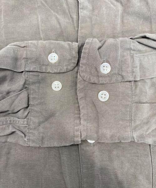 STEVEN ALAN（スティーブンアラン）STEVEN ALAN (スティーブンアラン) スラブレギュラーカラーシャツ グレー サイズ:Lの古着・服飾アイテム