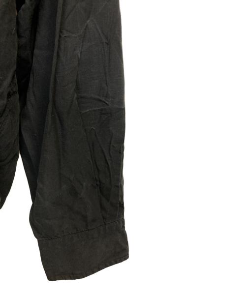 STEVEN ALAN（スティーブンアラン）STEVEN ALAN (スティーブンアラン) スラブレギュラーカラーシャツ ブラック サイズ:Ｌの古着・服飾アイテム