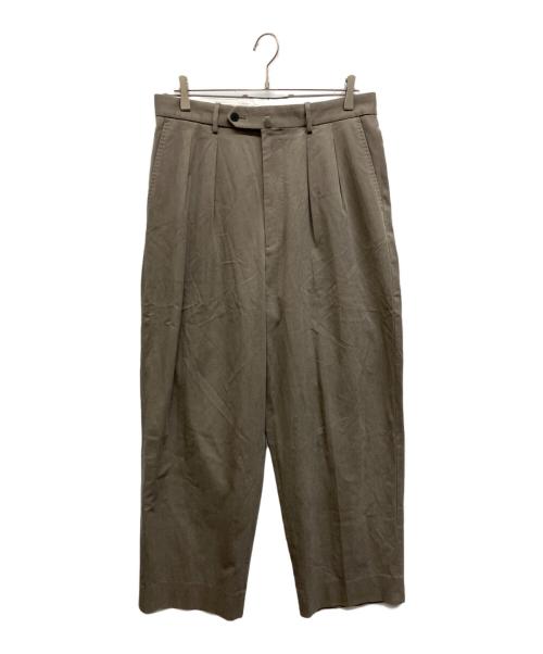STEVEN ALAN（スティーブンアラン）STEVEN ALAN (スティーブンアラン) グレースツイルインツープリーツドレストラウザーズ グレー サイズ:Lの古着・服飾アイテム