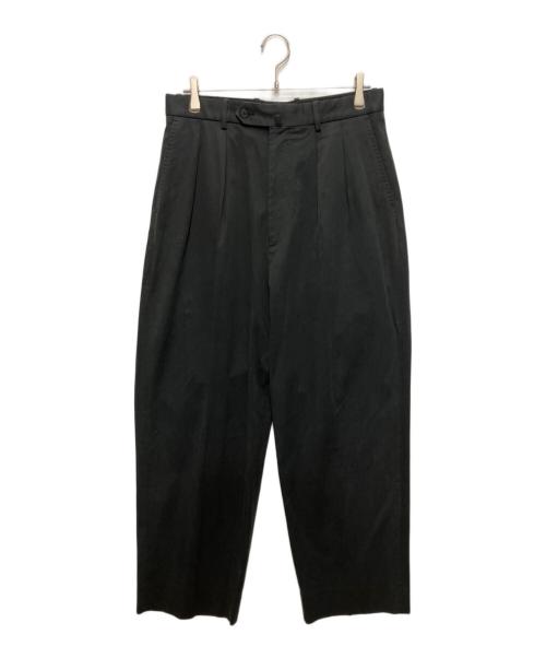 STEVEN ALAN（スティーブンアラン）STEVEN ALAN (スティーブンアラン) グレースツイルインツープリーツドレストラウザーズ ブラック サイズ:Lの古着・服飾アイテム