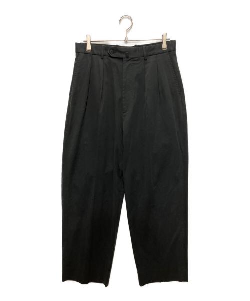 STEVEN ALAN（スティーブンアラン）STEVEN ALAN (スティーブンアラン) グレースツイルインツープリーツドレストラウザーズ ブラック サイズ:Lの古着・服飾アイテム