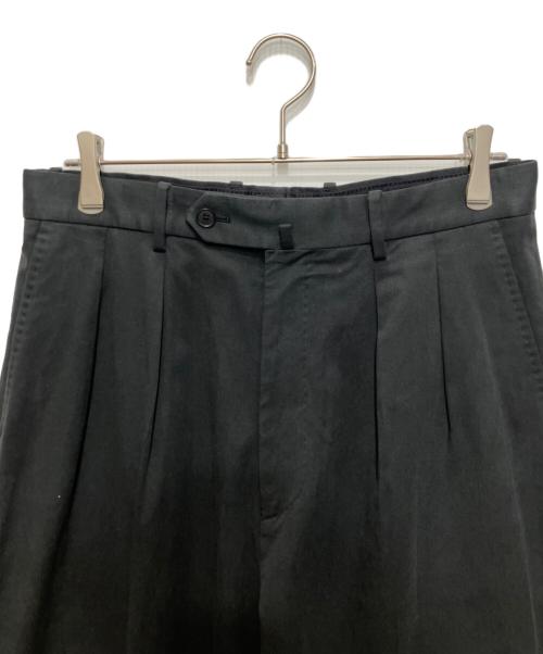 STEVEN ALAN（スティーブンアラン）STEVEN ALAN (スティーブンアラン) グレースツイルインツープリーツドレストラウザーズ ブラック サイズ:Lの古着・服飾アイテム