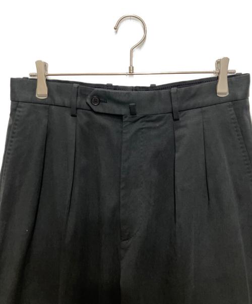 STEVEN ALAN（スティーブンアラン）STEVEN ALAN (スティーブンアラン) グレースツイルインツープリーツドレストラウザーズ ブラック サイズ:Lの古着・服飾アイテム