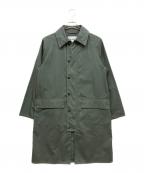 Barbourバブアー）の古着「ステンカラーコート」｜オリーブ