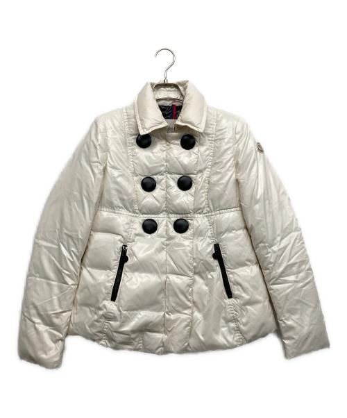 MONCLER（モンクレール）MONCLER (モンクレール) AMANDINE ダウンジャケット ホワイトの古着・服飾アイテム