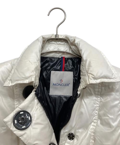 MONCLER（モンクレール）MONCLER (モンクレール) AMANDINE ダウンジャケット ホワイトの古着・服飾アイテム
