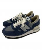 NEW BALANCE×CarHarttニューバランス×カーハート）の古着「ローカットスニーカー」｜ネイビー