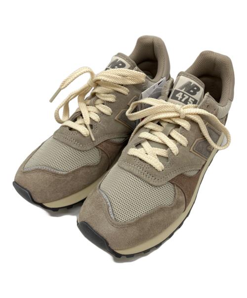NEW BALANCE（ニューバランス）NEW BALANCE (ニューバランス) AURALEE (オーラリー) ローカットスニーカー グレー×ブラウン サイズ:26.5 未使用品の古着・服飾アイテム