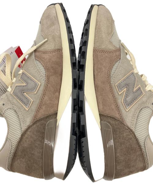 NEW BALANCE（ニューバランス）NEW BALANCE (ニューバランス) AURALEE (オーラリー) ローカットスニーカー グレー×ブラウン サイズ:26.5 未使用品の古着・服飾アイテム