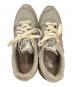 中古・古着 NEW BALANCE (ニューバランス) AURALEE (オーラリー) ローカットスニーカー グレー×ブラウン サイズ:26.5 未使用品：25000円