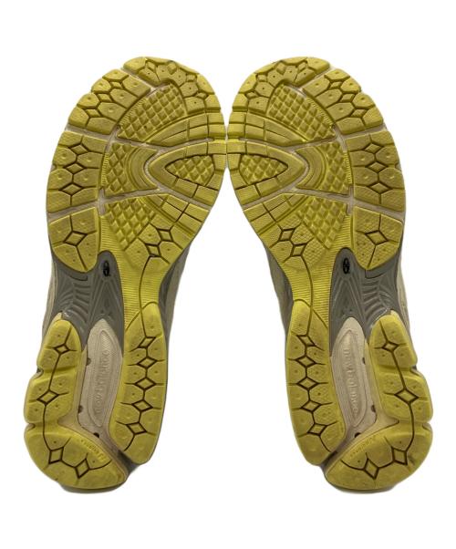 NEW BALANCE（ニューバランス）NEW BALANCE (ニューバランス) AURALEE (オーラリー) ローカットスニーカー ホワイト×イエロー サイズ:27の古着・服飾アイテム