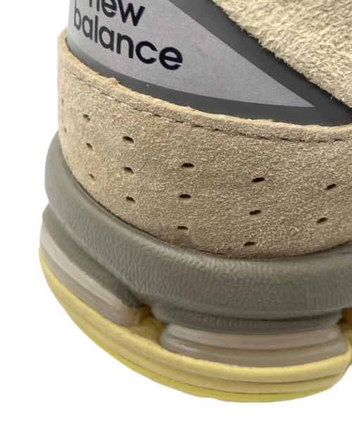 NEW BALANCE（ニューバランス）NEW BALANCE (ニューバランス) AURALEE (オーラリー) ローカットスニーカー ホワイト×イエロー サイズ:27の古着・服飾アイテム