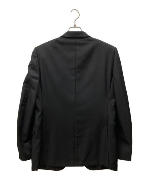 ERMENEGILDO ZEGNA（エルメネジルド・ゼニア）Ermenegildo Zegna (エルメネジルド・ゼニア) 2Bスーツ ブラック サイズ:48Cの古着・服飾アイテム