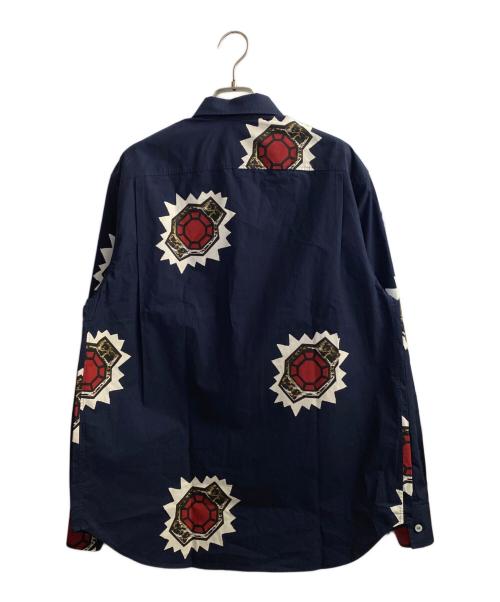 LOEWE（ロエベ）LOEWE (ロエベ) 21AW リングプリントシャツ ネイビー サイズ:37の古着・服飾アイテム