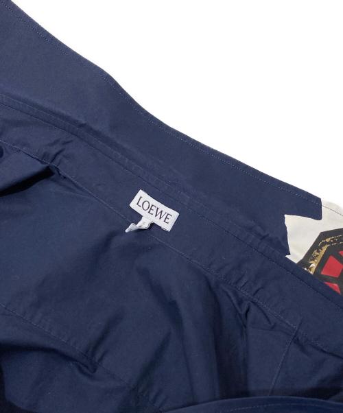LOEWE（ロエベ）LOEWE (ロエベ) 21AW リングプリントシャツ ネイビー サイズ:37の古着・服飾アイテム