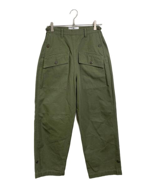 Curensology（カレンソロジー）Curensology (カレンソロジー) ミリタリーユーティリティパンツ　コットンパンツ オリーブ サイズ:36の古着・服飾アイテム