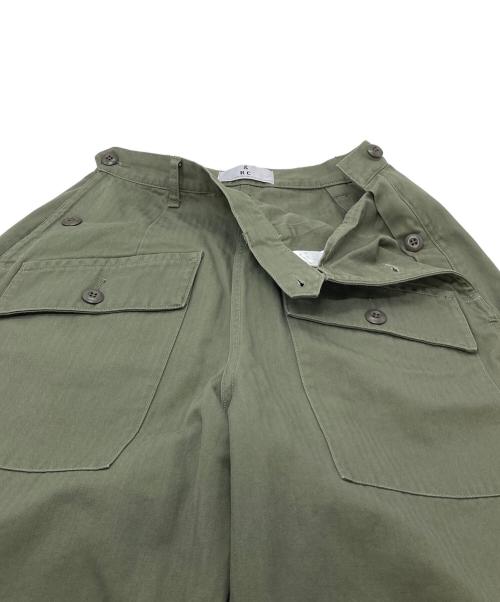 Curensology（カレンソロジー）Curensology (カレンソロジー) ミリタリーユーティリティパンツ　コットンパンツ オリーブ サイズ:36の古着・服飾アイテム