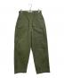 Curensology（カレンソロジー）の古着「ミリタリーユーティリティパンツ　コットンパンツ」｜オリーブ