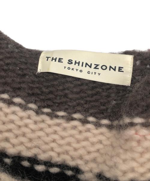 THE SHINZONE（ザ シンゾーン）THE SHINZONE (ザ シンゾーン) COWICHAN CARDIGAN ブラウン サイズ:FREEの古着・服飾アイテム