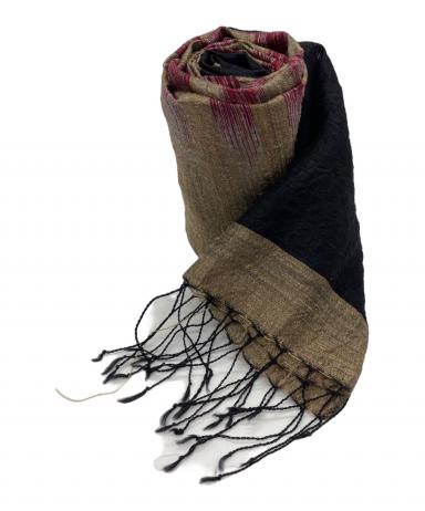 ドリスヴァンノッテン シルク100% スパンコール ストール マフラー ベルギー 中古・古着通販】DRIES VAN NOTEN (ドリスヴァンノッテン) シルク