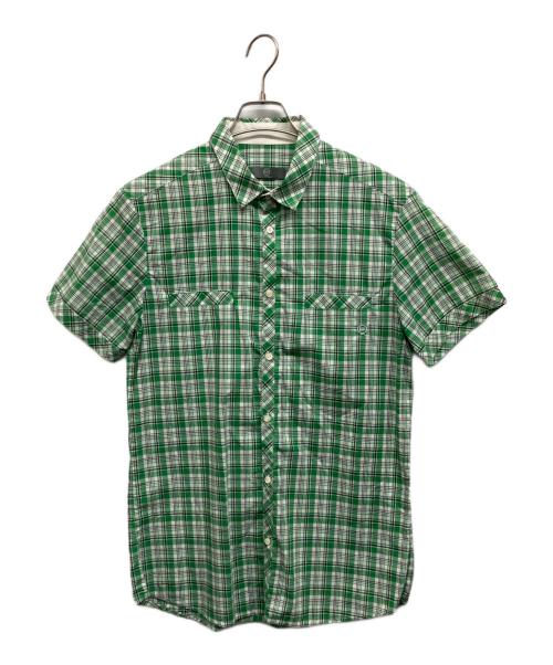 ALEXANDER McQUEEN（アレキサンダーマックイーン）ALEXANDER McQUEEN (アレキサンダーマックイーン) 半袖シャツ グリーン サイズ:46の古着・服飾アイテム