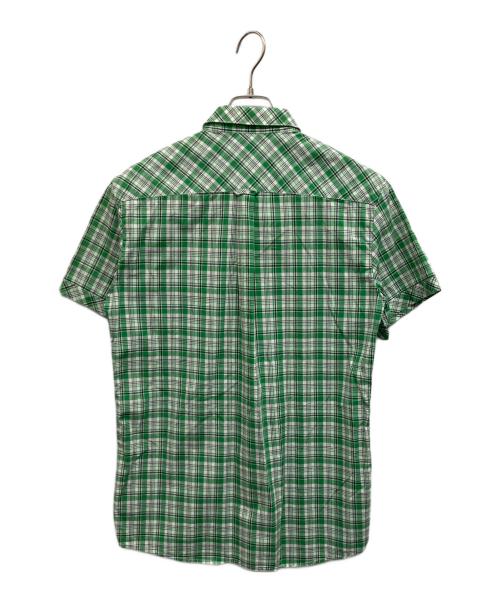 ALEXANDER McQUEEN（アレキサンダーマックイーン）ALEXANDER McQUEEN (アレキサンダーマックイーン) 半袖シャツ グリーン サイズ:46の古着・服飾アイテム