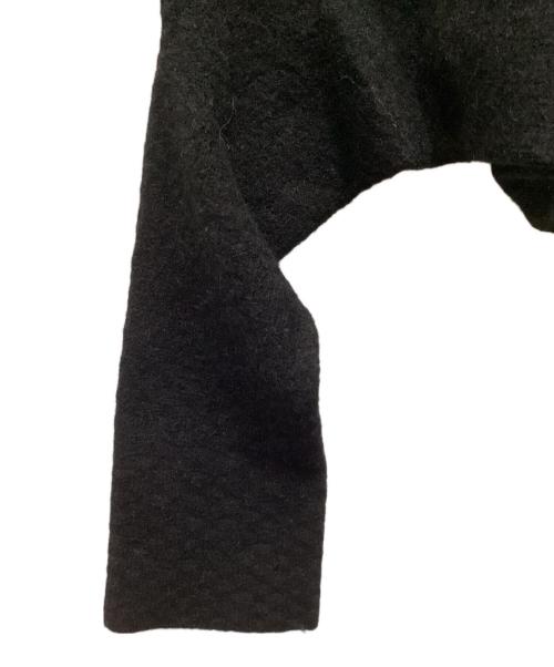 JAKI LONDON（ジャキロンドン）JAKI LONDON (ジャキロンドン) アシンメトリー ドレープ ニット ブラック サイズ:freeの古着・服飾アイテム