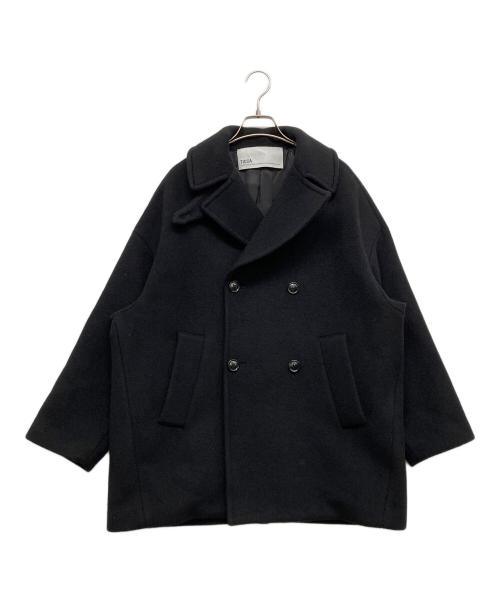 ticca（ティッカ）TICCA (ティッカ) ショートPコート ブラック サイズ:Fの古着・服飾アイテム