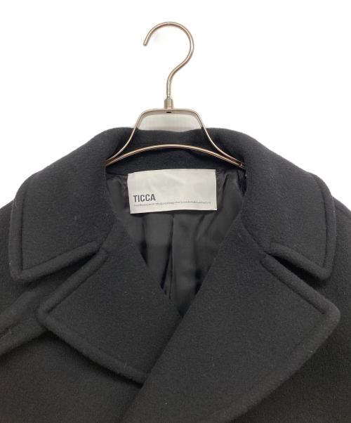 ticca（ティッカ）TICCA (ティッカ) ショートPコート ブラック サイズ:Fの古着・服飾アイテム