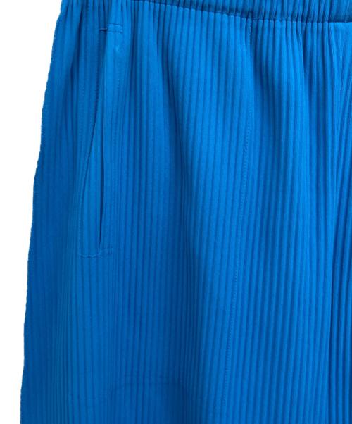 me ISSEY MIYAKE（ミーイッセイ ミヤケ）me ISSEY MIYAKE (ミーイッセイ ミヤケ) デザインプリーツパンツ ブルー サイズ:Freeの古着・服飾アイテム