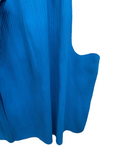 me ISSEY MIYAKE（ミーイッセイ ミヤケ）me ISSEY MIYAKE (ミーイッセイ ミヤケ) デザインプリーツパンツ ブルー サイズ:Freeの古着・服飾アイテム