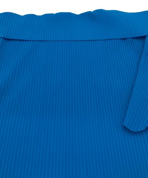 me ISSEY MIYAKE（ミーイッセイ ミヤケ）me ISSEY MIYAKE (ミーイッセイ ミヤケ) デザインプリーツパンツ ブルー サイズ:Freeの古着・服飾アイテム