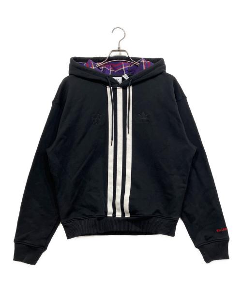 adidas（アディダス）adidas (アディダス) korn (コーン) HOODIE BLACK ブラック サイズ:XSの古着・服飾アイテム