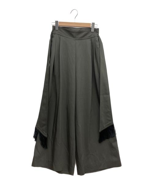 CHAOS（カオス）CHAOS (カオス) レーヨンワイドパンツ グレー サイズ:36の古着・服飾アイテム