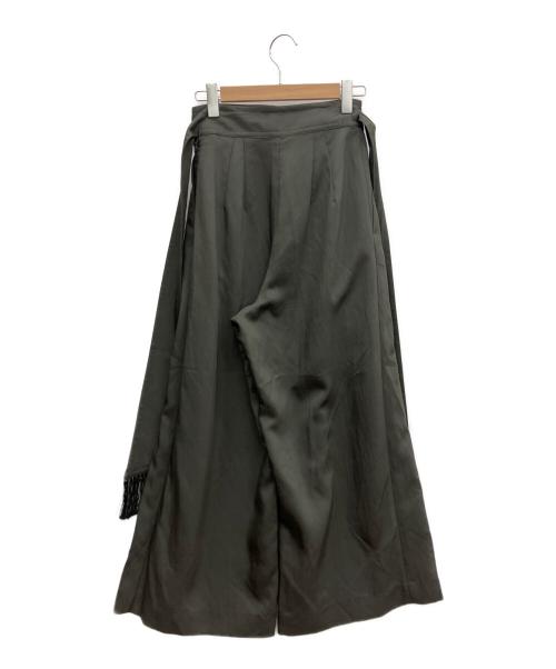 CHAOS（カオス）CHAOS (カオス) レーヨンワイドパンツ グレー サイズ:36の古着・服飾アイテム