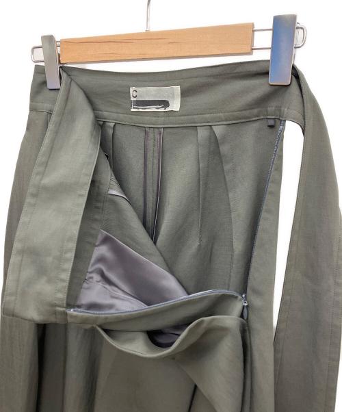 CHAOS（カオス）CHAOS (カオス) レーヨンワイドパンツ グレー サイズ:36の古着・服飾アイテム