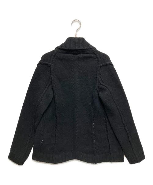 tricot COMME des GARCONS（トリココムデギャルソン）tricot COMME des GARCONS (トリココムデギャルソン) カットアウト ウールカーディガン ブラック サイズ:FREEの古着・服飾アイテム