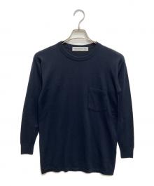 JOHN SMEDLEY×Ron Herman（ジョンスメドレー×ロンハーマン）の古着「ウールニット」｜ネイビー