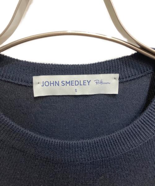 JOHN SMEDLEY（ジョンスメドレー）JOHN SMEDLEY (ジョンスメドレー) Ron Herman (ロンハーマン) ウールニット ネイビー サイズ:Sの古着・服飾アイテム