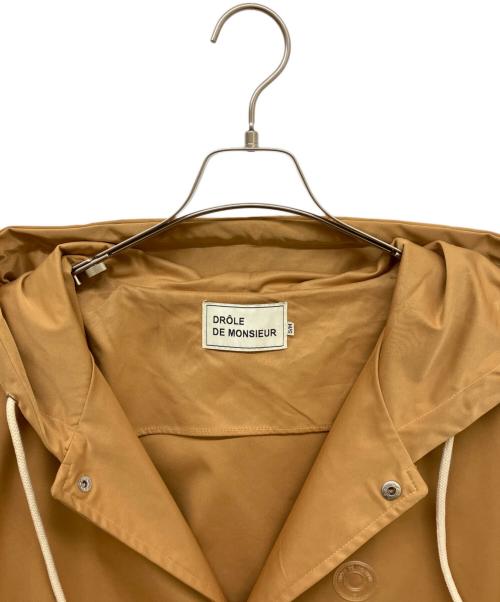 DROLE DE MONSIEUR（ドロール ド ムッシュ）DROLE DE MONSIEUR (ドロール ド ムッシュ) NFPM LONG RAINCOAT ブラウン サイズ:SMの古着・服飾アイテム